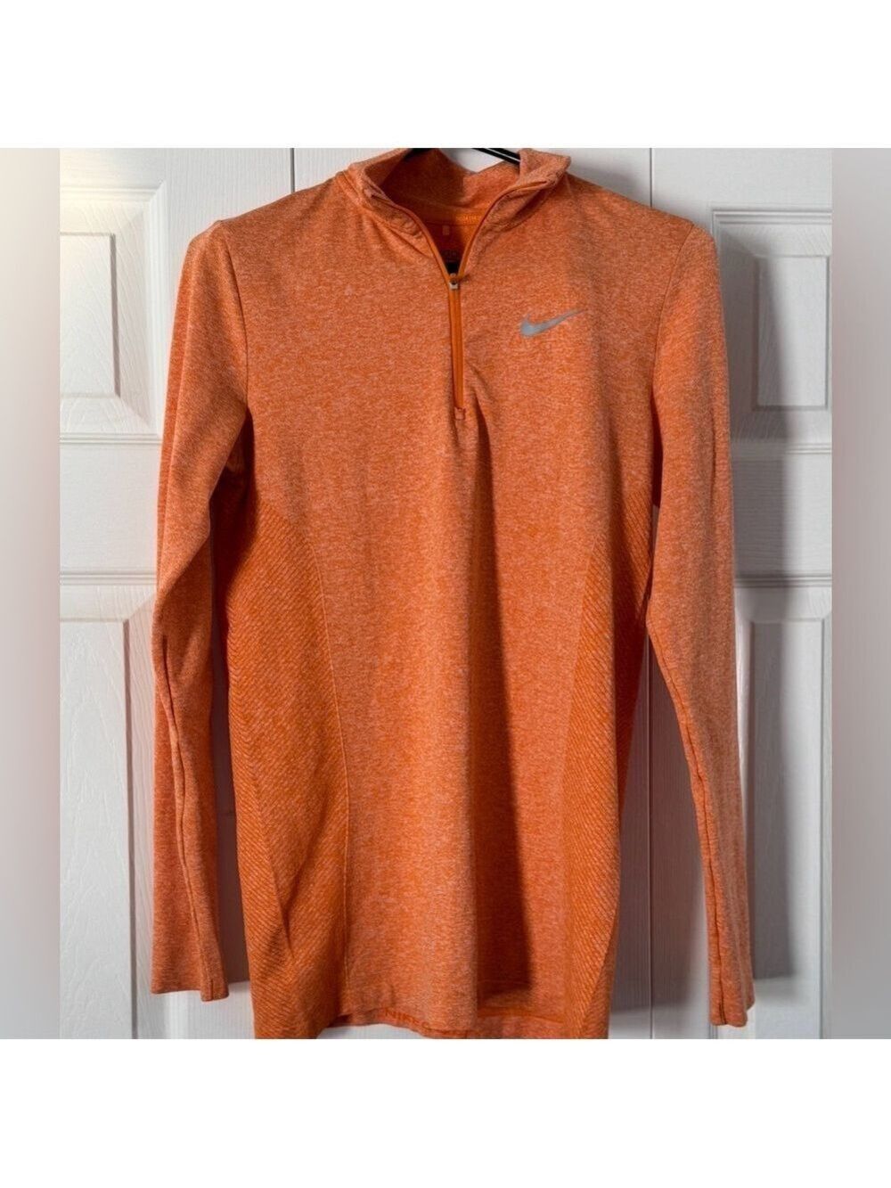 Nike Golf Orange Dri-FIT Top Size S.